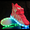 2016 New Led Glowing Sneakers Casual Boys Lighting Girls Fille Children Kd 8 Shoes With Wings