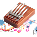 Sales Promotion 5 Keys Kalimba Mbira Likembe Sanza Finger Thumb Piano Rosewood Instrument wholesale
