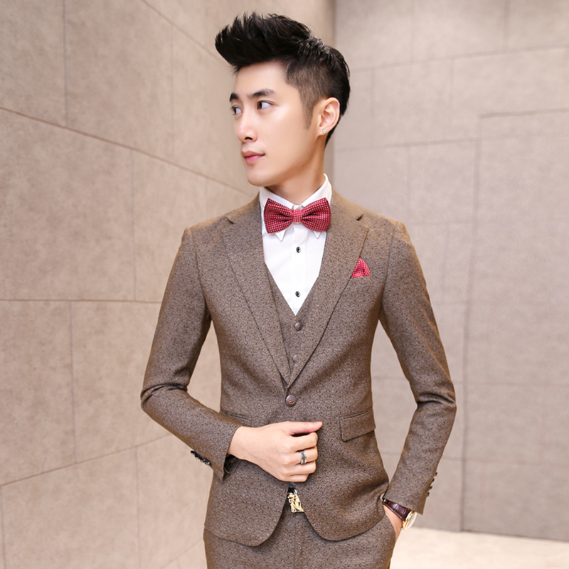 (Jackets+Pants+vest+tie) 2015 New Men Suits Slim Custom Fit Tuxedo Brand Fashion  Business Dress Wedding Suits Blazer TZ38