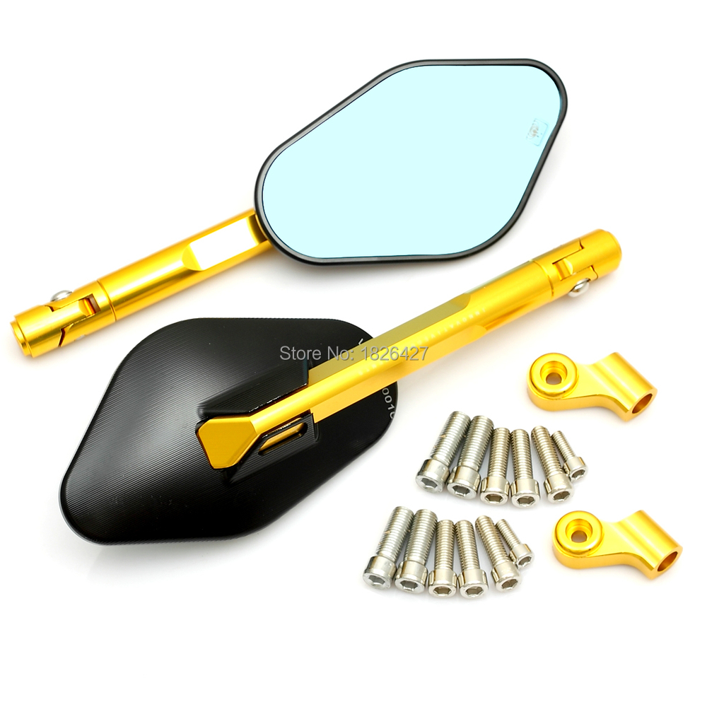 Universal Rizoma Mirrors For Yamaha XJR1300 FZ1 FZ6 XVS950 XV1900