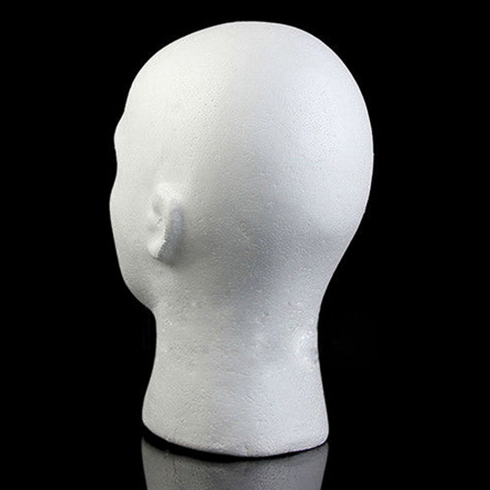 Description Picture 4 of itemBrand New 2019 Male Styrofoam Mannequin Manikin Foam Head Model Glasses Hat Wig Display Stand Drop Shipping
