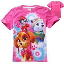 Baby Clothes Girl Summer Fashion Cartoon Dog Patrol Short Sleeve T Shirt Children Clothing Dogs Girls T Shirt Patrol Clothes
