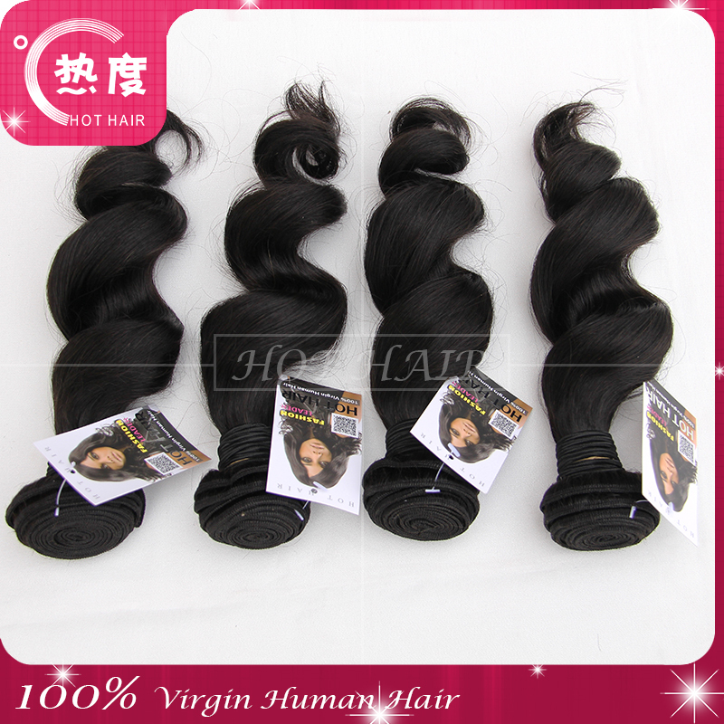 5A unprocessed virgin malaysian human hair bundle 4pcs lot mixed lengths