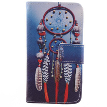 Feather Flower Owl Dream Catcher Wallet Stand Style PU Leather Flip Case Cover For Nokia Lumia