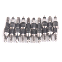 12pcs Hunting Crossbow Arrowhead Broadheads Arrow Accessories 125grain Screw Insert Arrow Steel Piont in Hunting Bow
