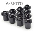 Universal CNC Aluminum Motorcycle Screws Windscreen screw For Kawasaki Z800 Z1000 Z750 250R 300R Z1000SX 2013