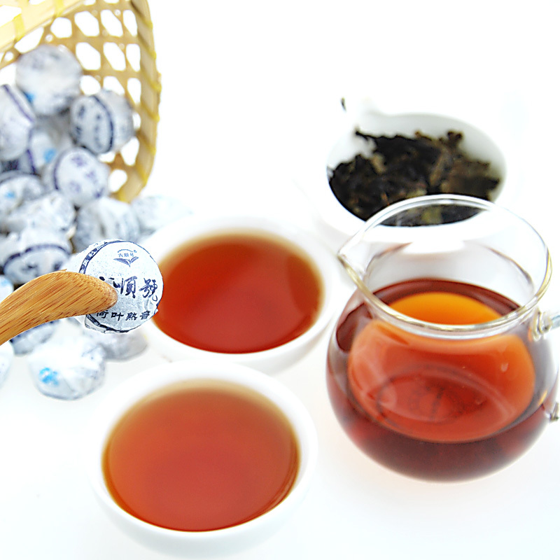 Lotus Leaf Puer Tea Chinese Ripe Pu Er Tea Yunnan Puer Tea Shu Tuo Cha Ansestor