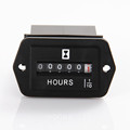 DC 6V 50V Quartz SYS Industry Hour Meter Gauge Omniseal Mechanical Cumulative Hex shape