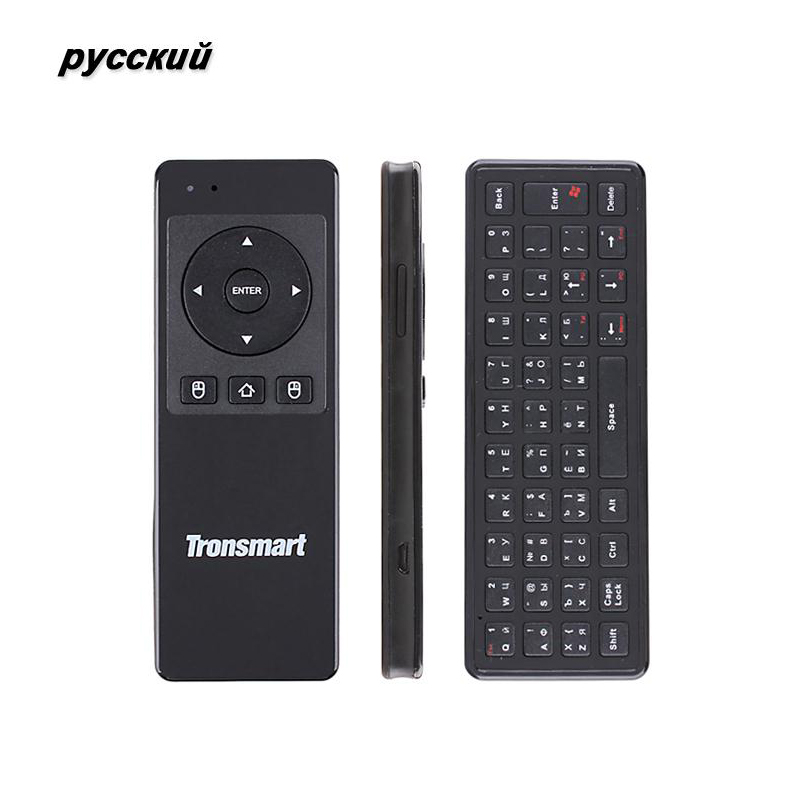 Tronsmart Russian Version 2.4G USB Wireless Keyboard Air Fly Mouse for Mini PC Android TV BOX