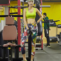 Women s Fitness Yoga Sets Gym 2 Pieces Sport Bra Pants Running Workout Clothes Breathable Tight