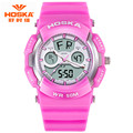 HOSKA Multifunction Digital Watch 2016 Women 50M Waterproof LED Watch Men Outdoor Diver Military Sports Wristwatch