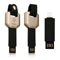 100 Original Baseus Mini Keychain Micro USB Cable 8 Pin High Speed Lighting Cable For Iphone