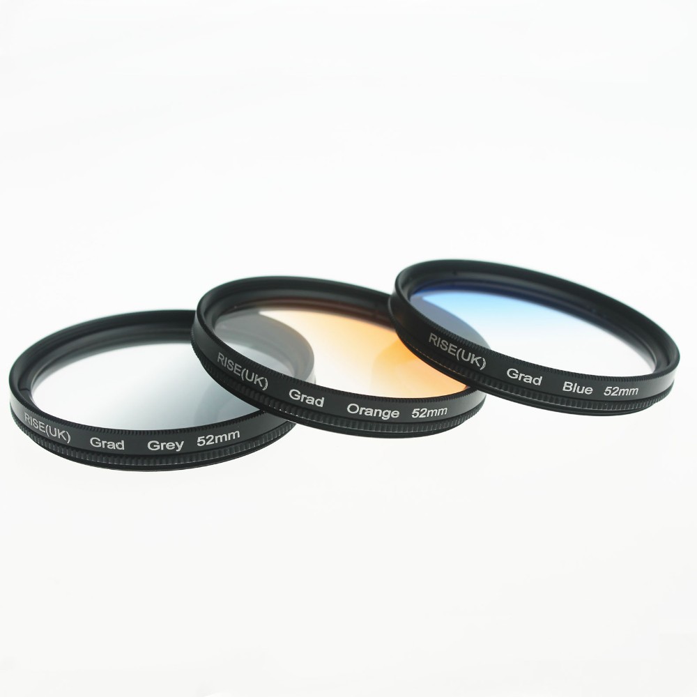 NEW RISE(UK) 52mm Rotating Grad Graduated Color Lens Filter for Canon