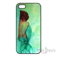 For iphone 4/4s 5/5s 5c SE 6/6s plus ipod touch 4/5/6 back skins mobile cellphone cases cover Custom The Little Mermaid Back