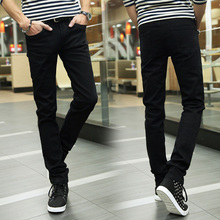 Men Cotton Skinny Ripped jeans New Arrival Solid Candy Colors Spring Summer Autumn Slim Fit Denim Trousers Brand Fashion Jeans