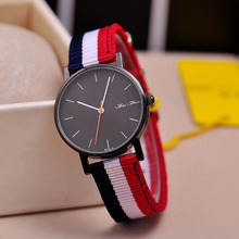 Marca de fábrica superior de estilo de lujo del Reloj relojes para hombres de Nylon correa de pulsera de cuarzo militar Reloj Reloj envío gratis