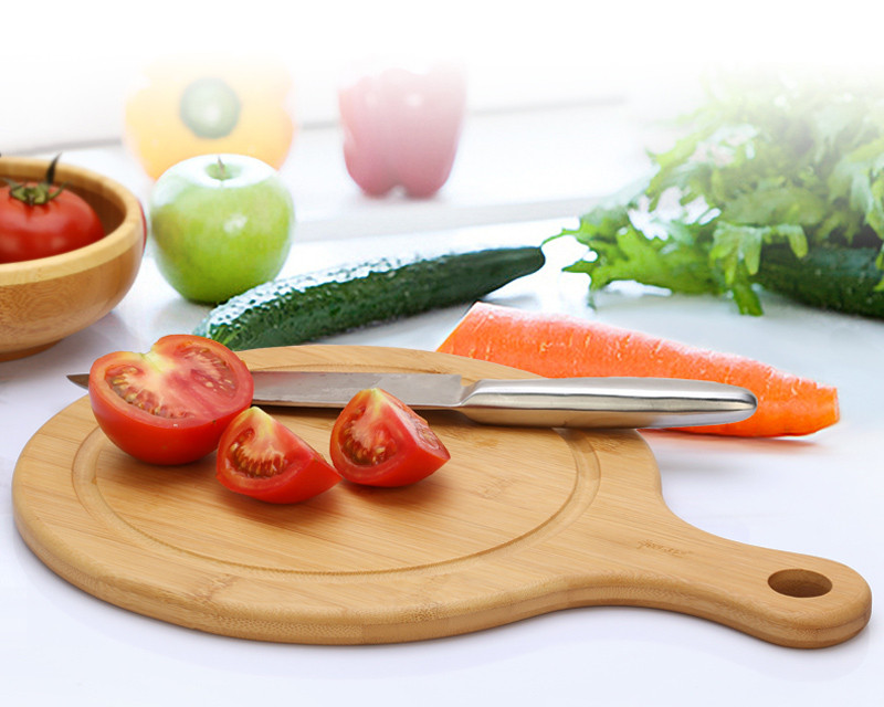 Creative Round Food Chopping Blocks Natural Wooden Cutting Board Anti-bacteria Chopping Board Kitchen Tools High Quality7