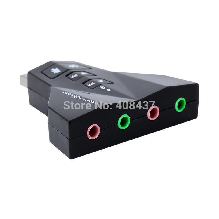 Купить Новый usb звуковую карту 7.1 канал воздуха плоскости формы аудио ...