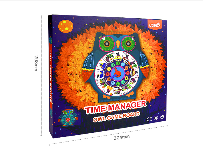 Time Management Table Animal Calendar Clock with Time Management Table Animal Calendar Clock with