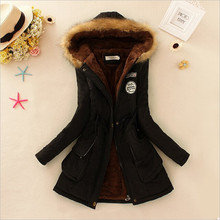 Chile Russia Winter women coat 2016 Women’s Parka Casual Outwear Military Hooded fur Coat Down Jackets Winter Coat for Female