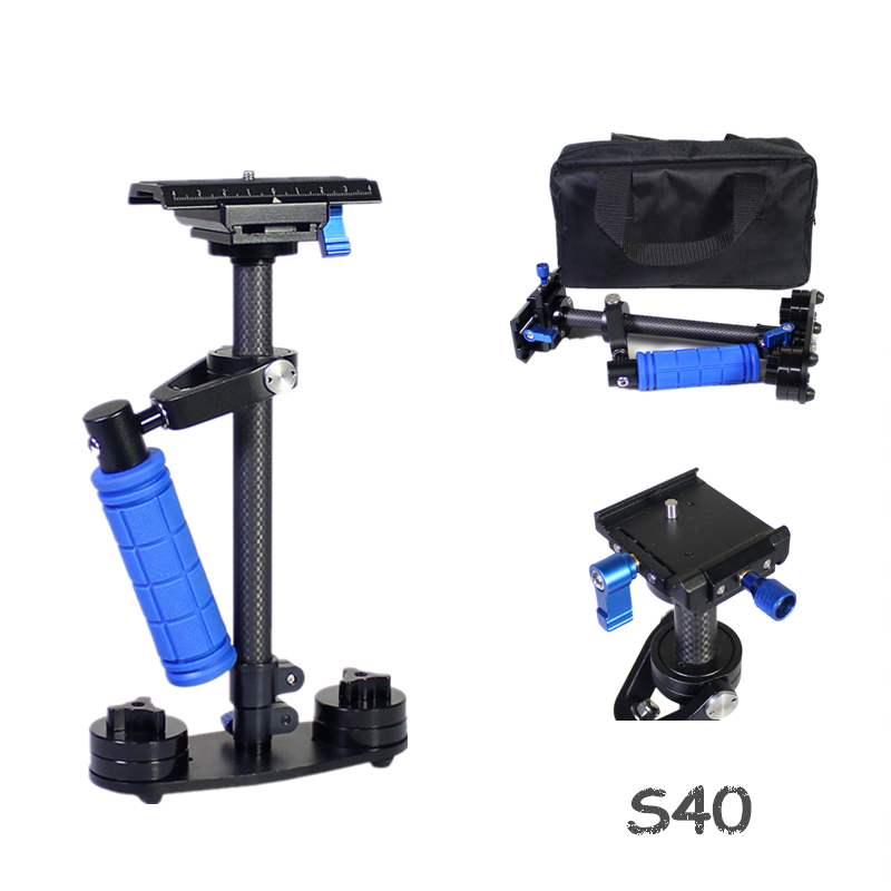 S-40 camera steadycam carbon fiber stabilizer steadicam stabilizer single arm for DSLR Camera & DV Camcorder with carry bag