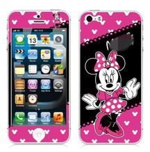SF018 mouse Luxury Sticker for Iphone 5 5S SE Screen Protector iphone5 iphone5s iphoneSE smart phones cover film