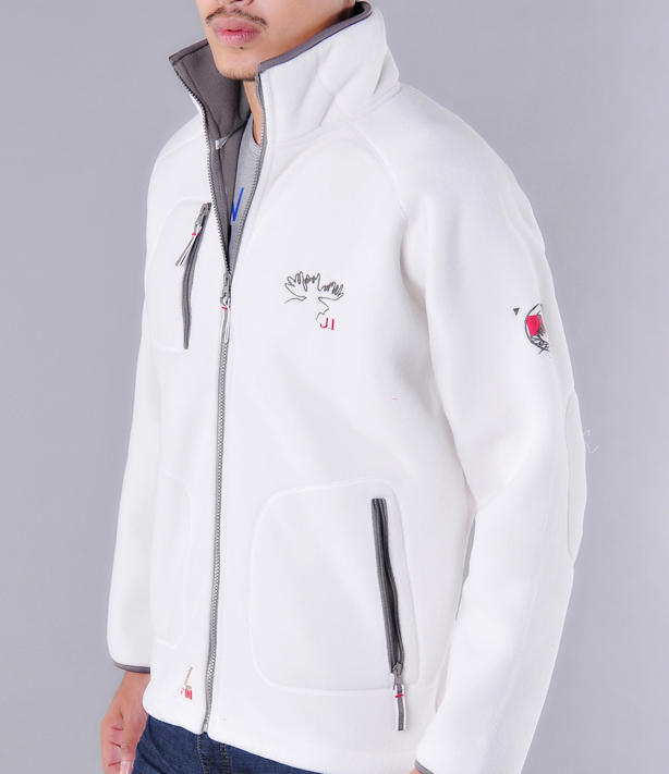 Man's Outdoor sports casual stand collar thick outerwear double layer polar fleece compound fabric boy's jacket fleece clothing