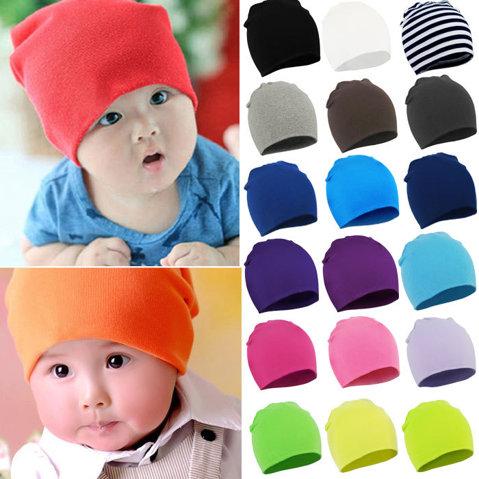 2015 New Autumn Winter Warm Cotton Baby Hat Girl Boy Toddler Infant Kids Caps Brand Candy
