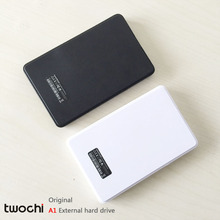 Free shipping New Styles TWOCHI A1 Original 2 5 External Hard Drive 80GB Portable HDD Storage
