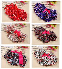 2015 Summer Satin Ruffle Baby Bloomers Pretty Bow Infant Toddlers Girls Baby Ruffle Shorts Baby Diaper