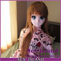 130cm Japanese Anime Girl Mini Sex Doll With Skeleton Cloth Full Solid Real Silicone Sex Dolls