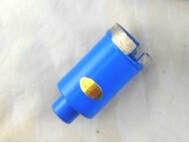 Envío gratis de alta calidad 1 unid húmedo de perforación de diamante de mármol granito agujero consideró 20 mm M10 interno roscado para mármol granito de trabajo