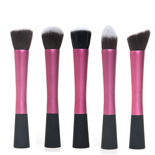 Pink Cosmetic Makeup Tool Beauty Saolon Facial Care Powder Blush Foundation Brush Kit Professional