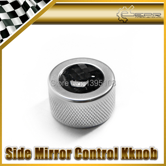 2014 Newest Car Styling For Volkswagen VW Golf 5 6 MK5 MK6 Carbon Fiber Side Mirror Switch Control Knob Cover