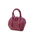 Designer Boston Bag Ladies Side Knitting Front Zippers Handbag Women Korean Style Fashion Shoulder Bag Chic