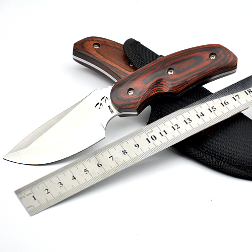 OEM buck Hunting Camping Survival Knife 20 5cm Full Length Fixed Blade knives Free Shipping