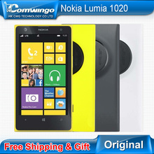 nokia 1020 Original Window Phone 8 NOKIA Lumia 1020 Unlocked WCDMA Dual-core 4.5″ HD 1080P 41.0MP 32GB WIFI GPS 3G Mobile phones