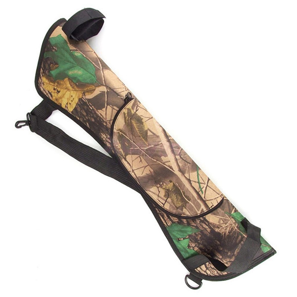 Brand New New Arrival Camo Archery Hunting Bow ARROW BACK SIDE QUIVER Holder Bag Zipper