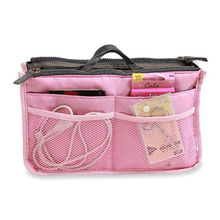2015 HOT Women Travel Insert Organizer Handbag Purse Large liner Lady Makeup Cosmeti BagTravelling Bag Multifunction