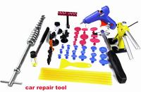 Super PDR Tools Kit Include Gold Smile Face Dent Lifter Blue Tabs Yellow Glue Slide Hammer Paintless Dent Repair Tools Y-018