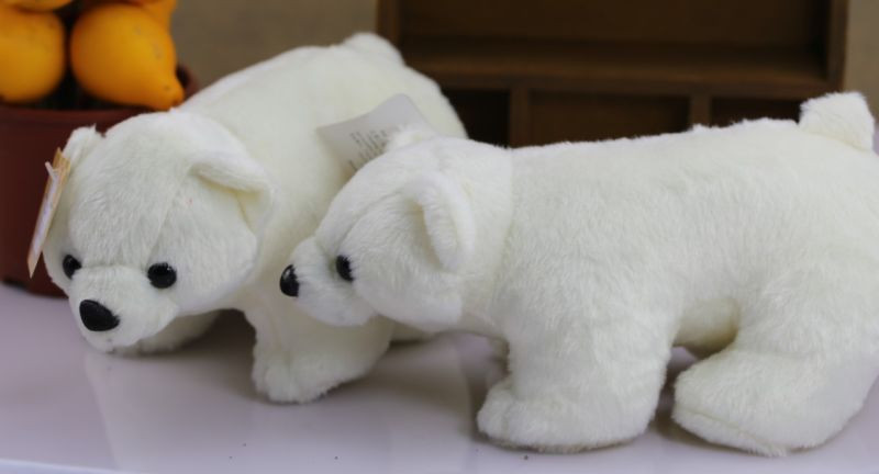 christmas polar bear plush