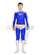 ECO Man Superhero Costume the most popular Spandex & Metallic halloween cosplay Man costume zentai suit free shipping