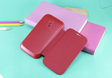 Original Flip Leather case Back Cover Battery Housing Shell Holster For Samsung Galaxy Ace 2 Ace2