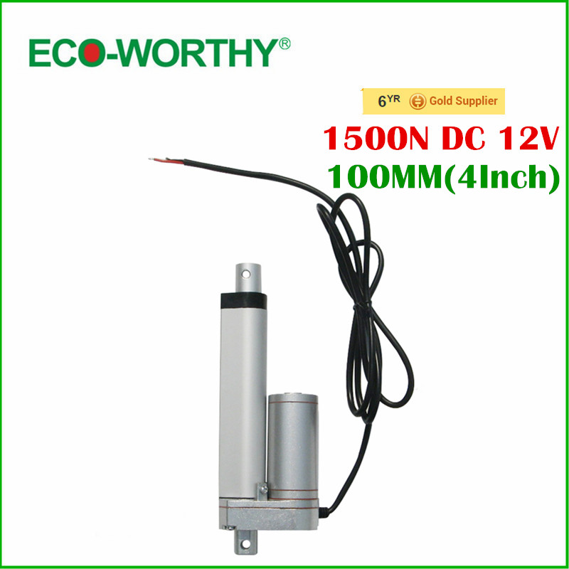 100mm 4inch Stroke Heavy duty DC 12V 1500N 330lbs Load Linear Actuator multi function 4 Electric