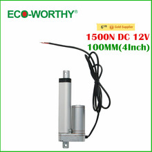 100mm/4inch Stroke Heavy duty DC 12V 1500N/330lbs Load Linear Actuator multi-function 4″ Electric Motor