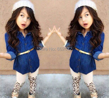 2015 Summer Autumn New Arrival Girls Fashion outfits 7 Designs clothing sets retail kids outfits 1