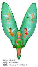 New Cartoon Flower Fairy Aluminum Foil Ballons Birthday Wedding Party Decorations Kids 1 Year Birthday Globos Party