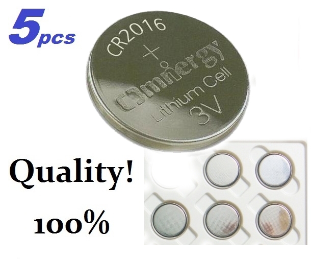 5pcs CR2016 DL2016 BR2016 CR 2016 LM2016 3v lithium battery Cell Button Toys Scale