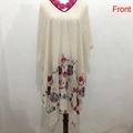 Women Bikini Dress Poncho and capes capas y rabbit mujer pashmina scarf cashmere shawl embroidered flower