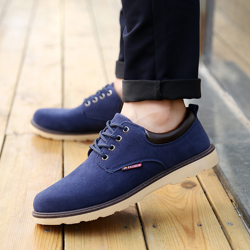 2015 autumn spring fashion men shoes casual breathable flats adult male Oxfords sneakers size 39 44